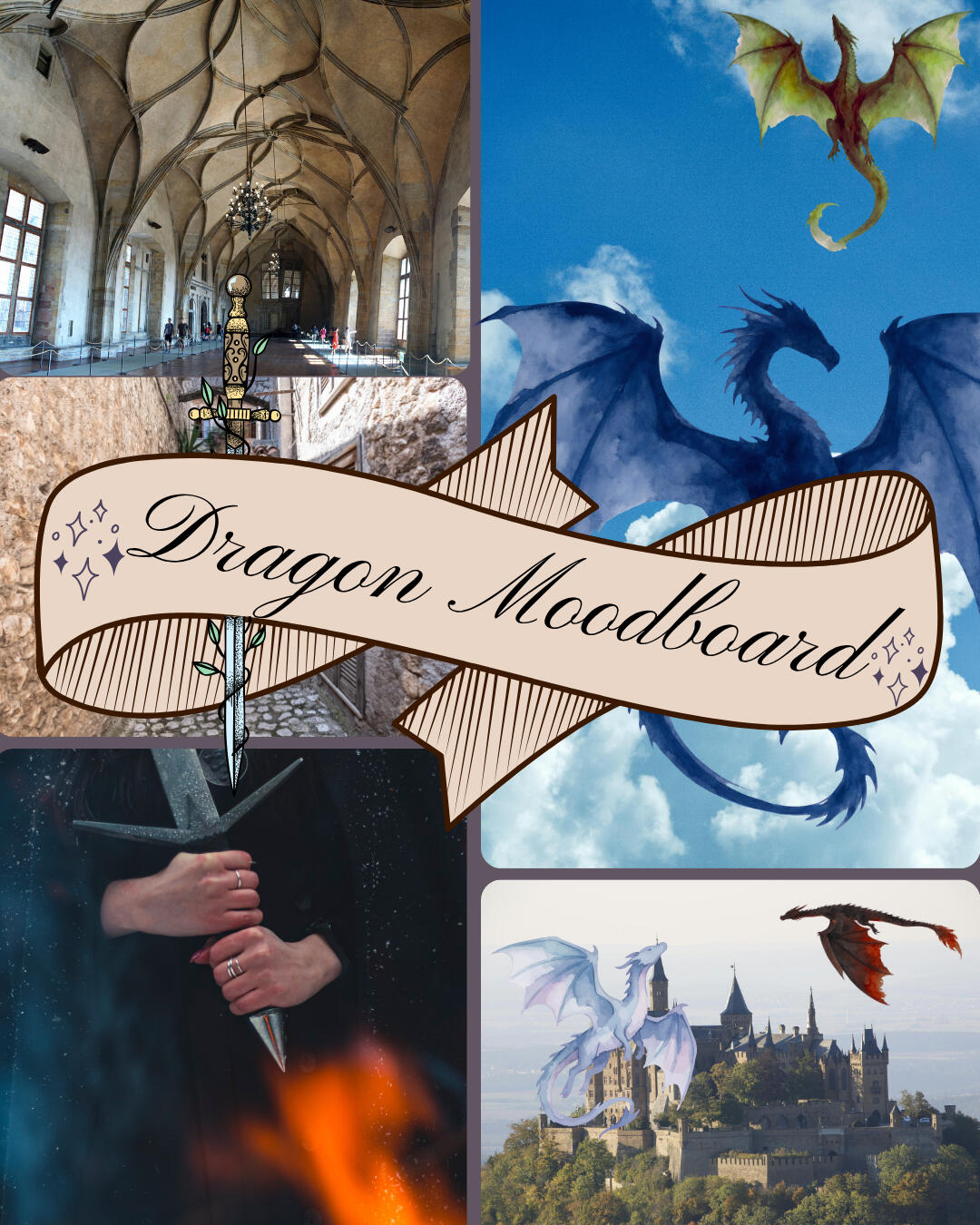 Dragon Moodboard Inspiration